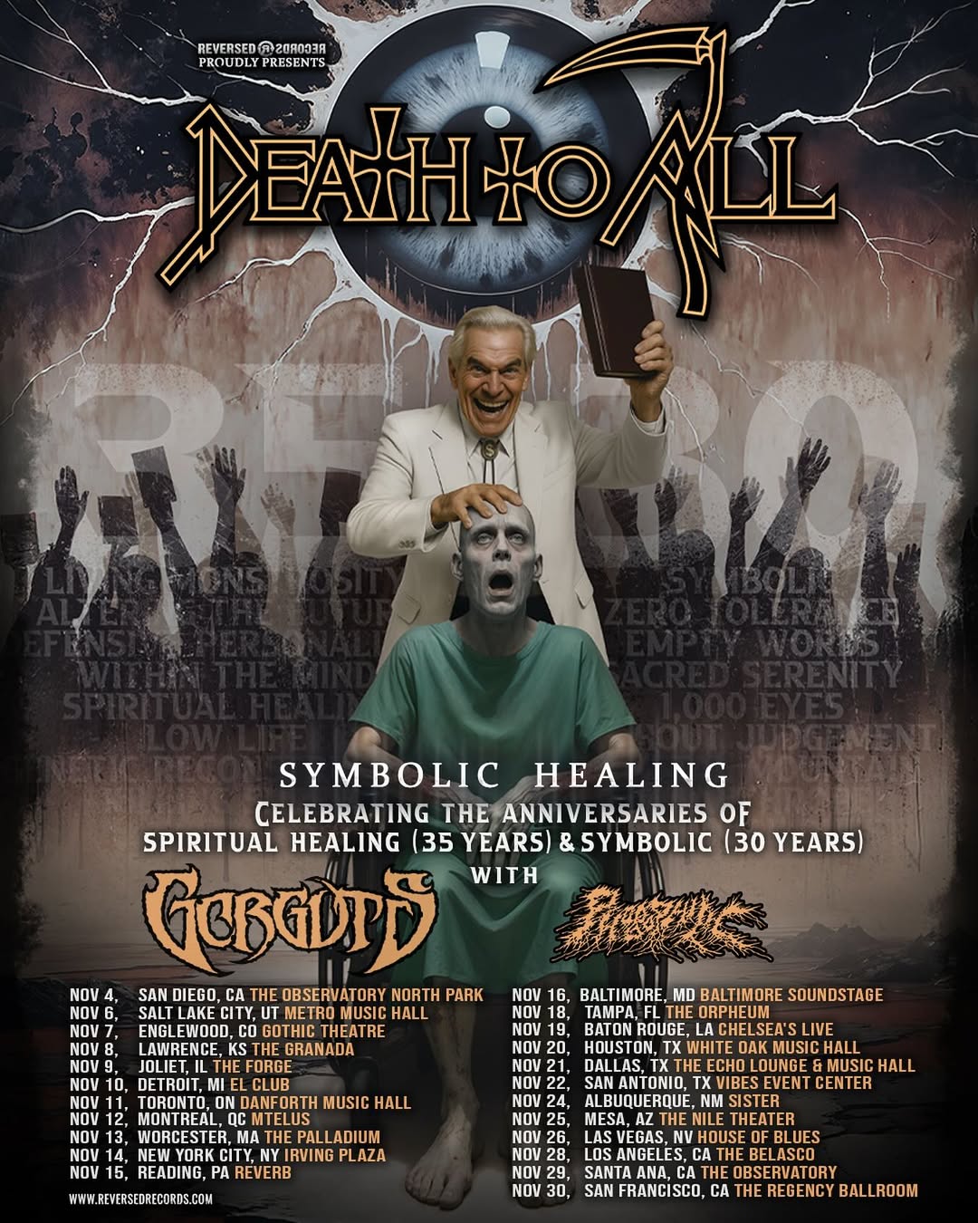 Phobophilic The Symbolic Healing Tour Tour Poster 2025